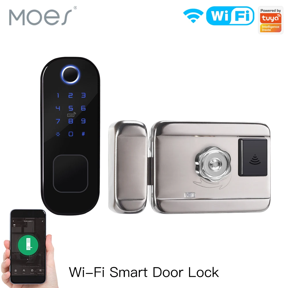 Smart Home Ikea - MOES-Serrure Intelligente Tuya à Empreintes Digitales,