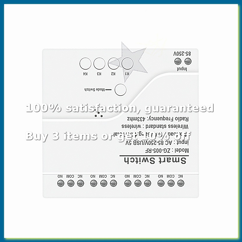 Tuya Smart Switch - Module d'interrupteur intelligent Zigbee 4 canaux