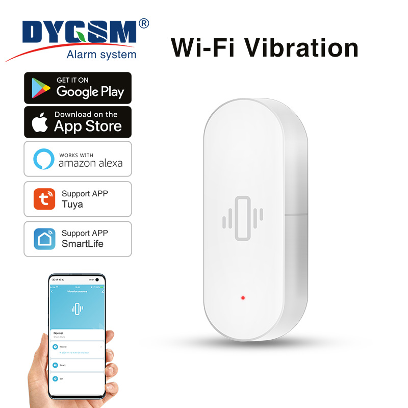 Smart Home Features - Capteur de vibration WiFi Tuya, détection
