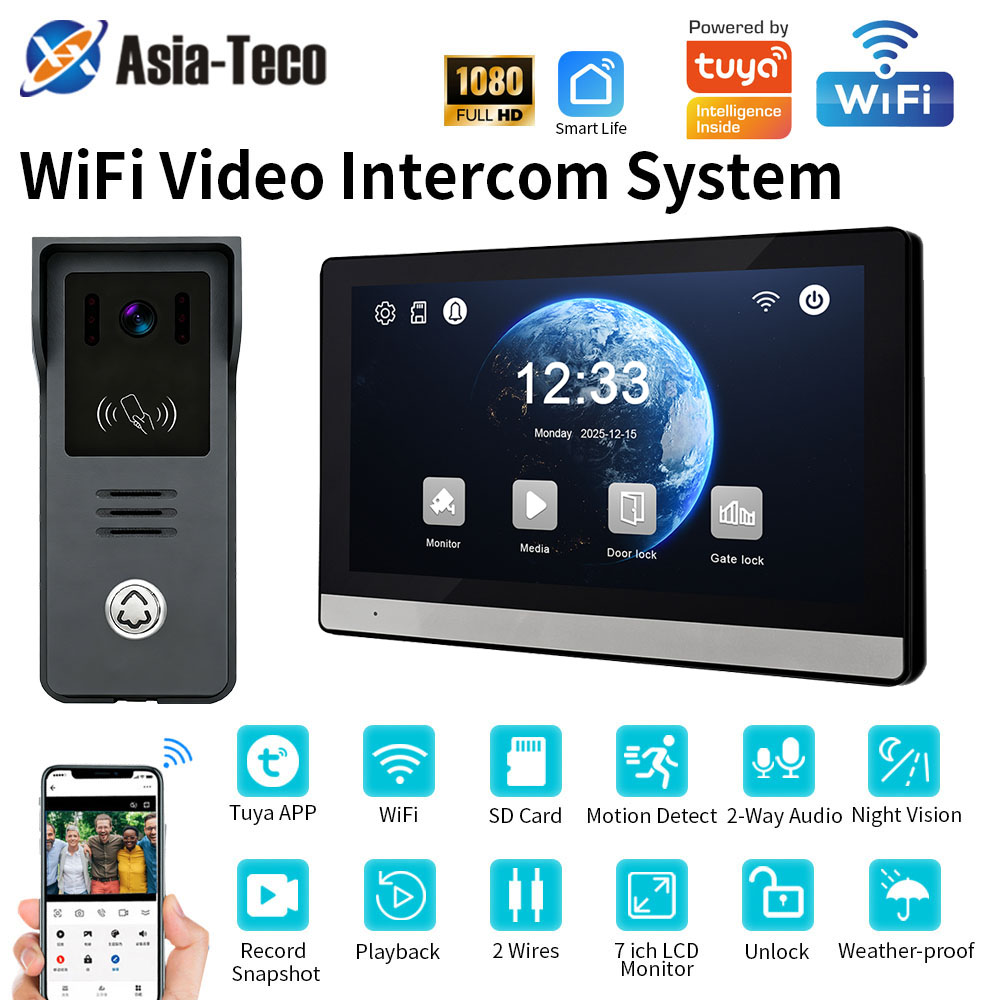 Smart Home Battery Camera Ezviz - Système d'interphone vidéo numérique 2 fils,