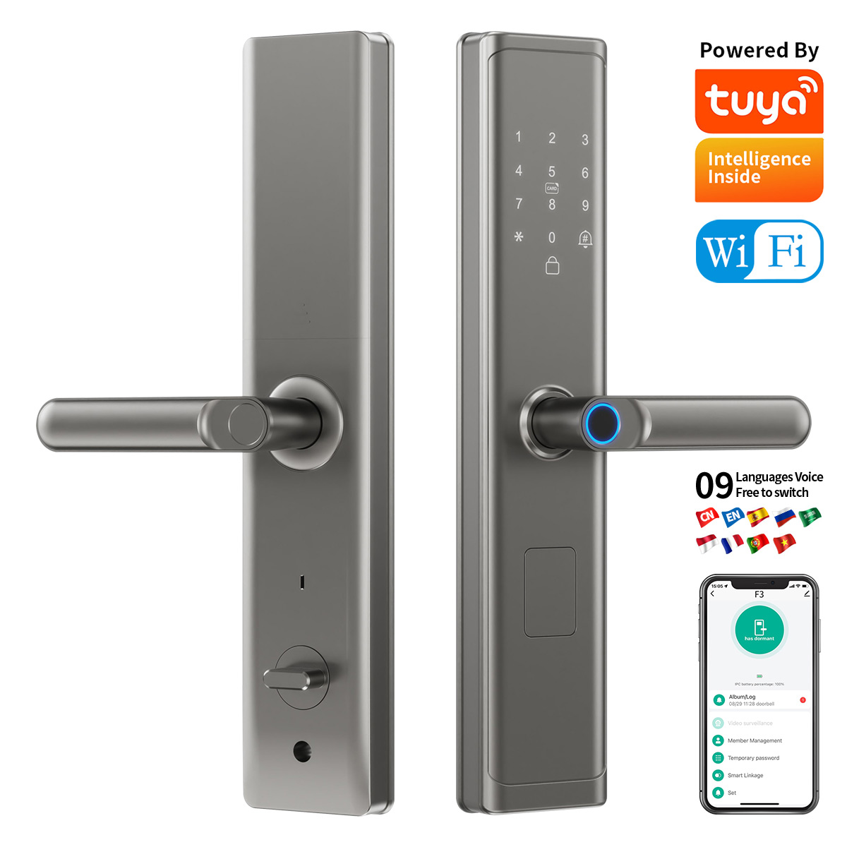 Smart Door Lock - Serrure de porte intelligente numérique avec