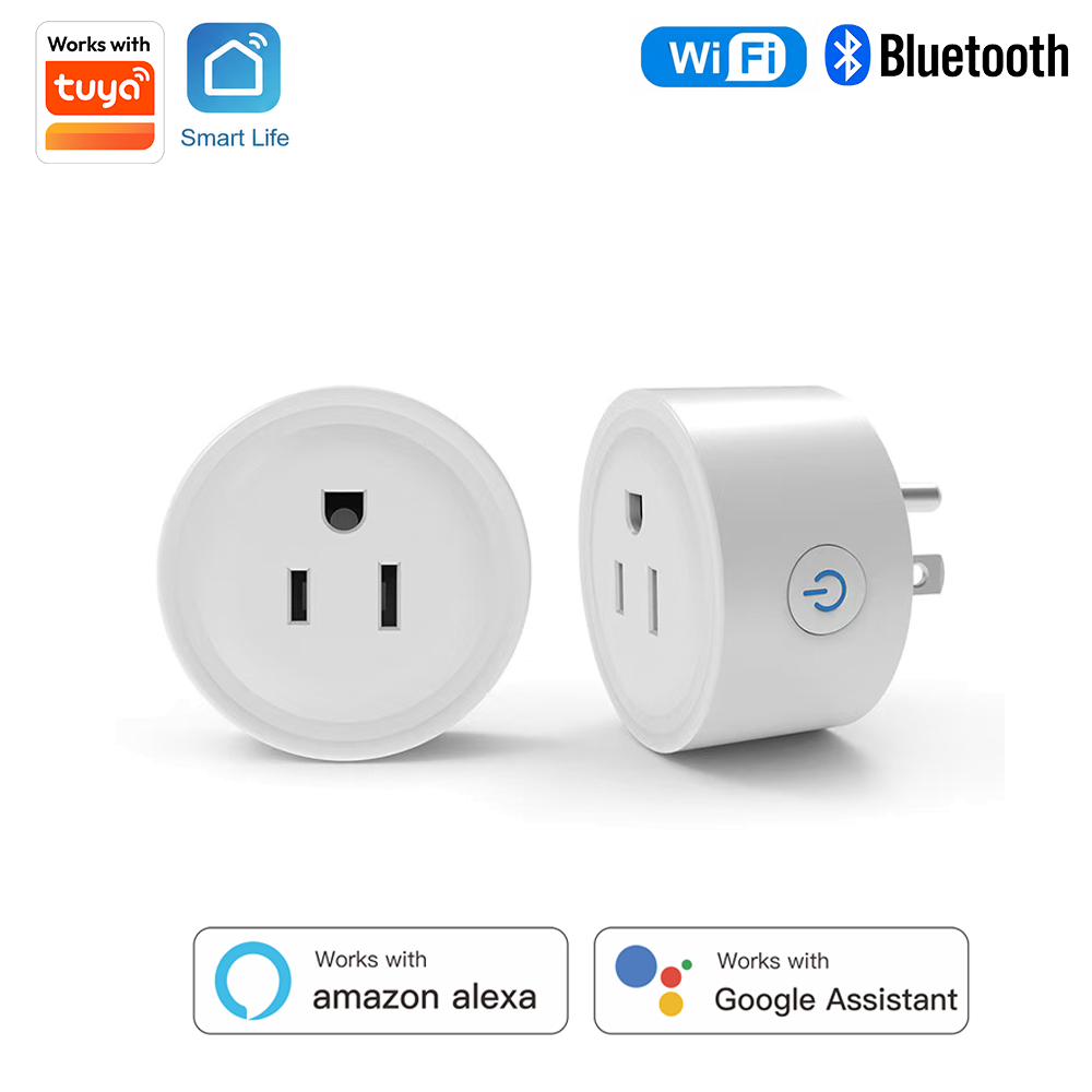 Smart Home Device - Prise intelligente ronde Tuya US-Spec 10A