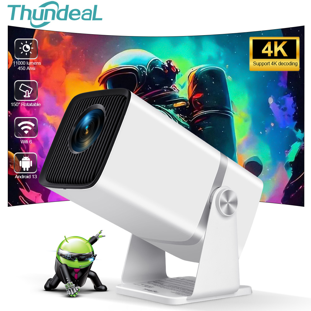 Smart Home Retrofit - ThundeaL Projecteur Full HD 4K FHD