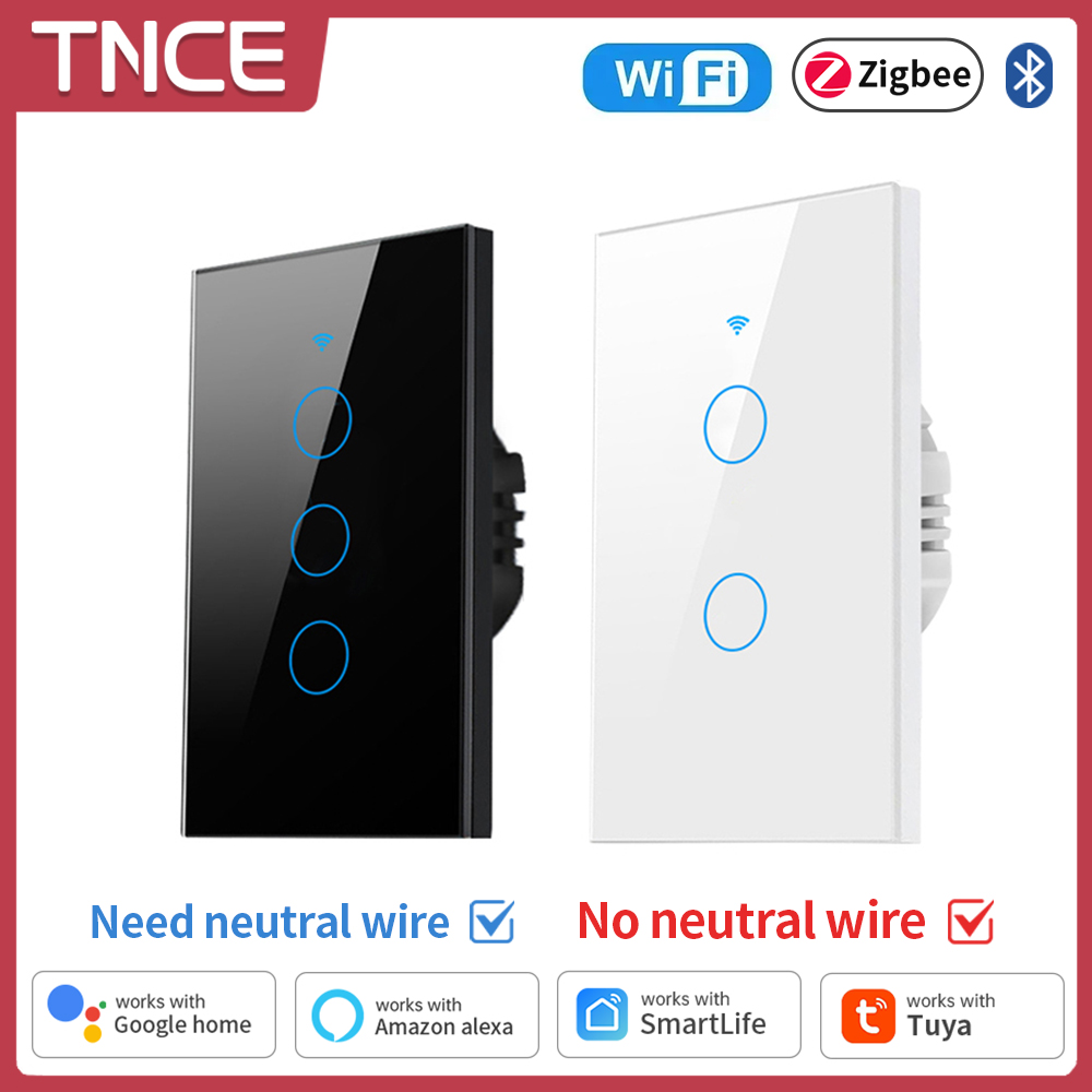 Tuya Smart Switch - TNCE Tuya WiFi/Zigbee interrupteur d'éclairage intelligent,