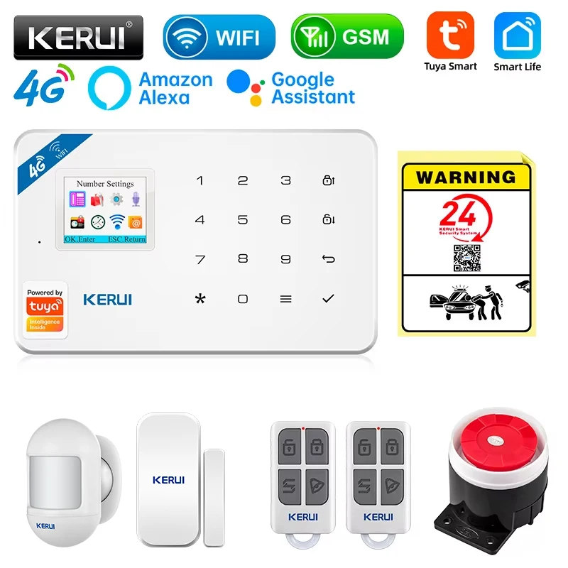 Smart Home Demo Kit - KERUI Activ- Kit de système d'alarme