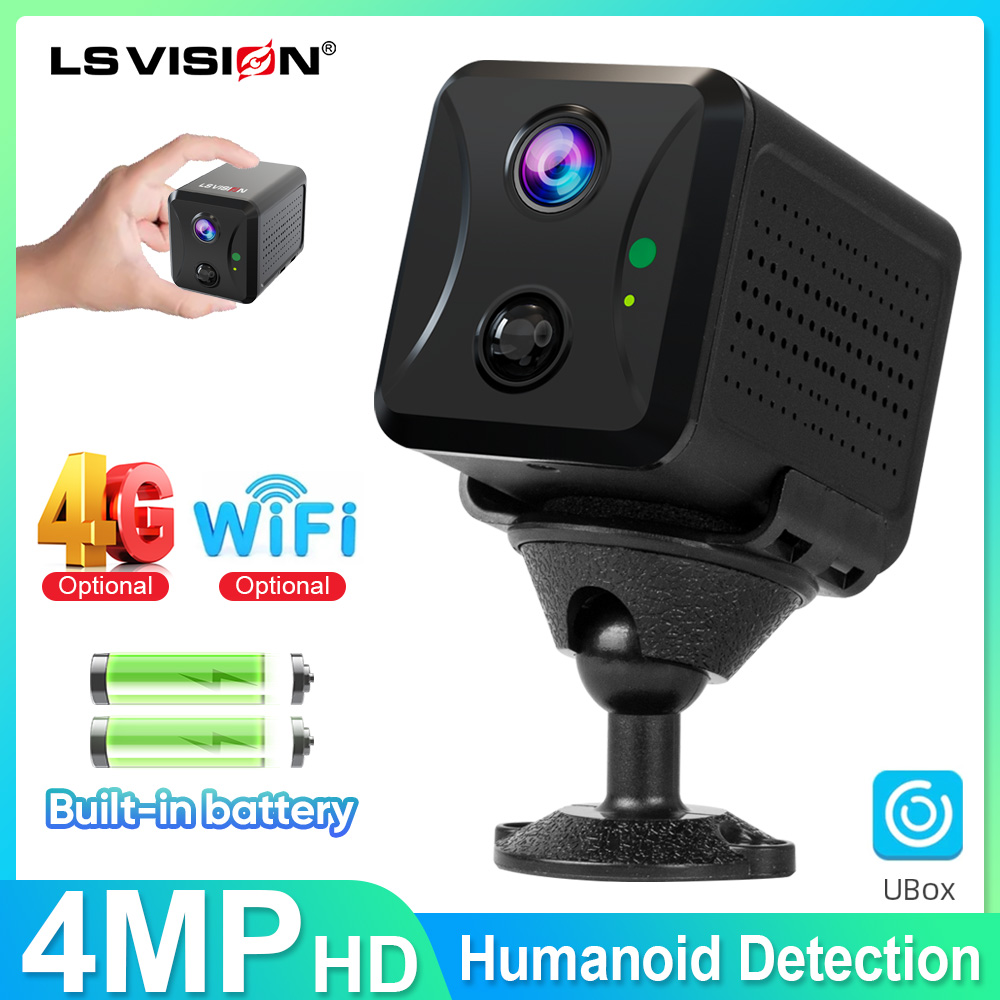 Smart Home Battery Camera Ezviz - LS VISION Mini Caméra 4g Sim