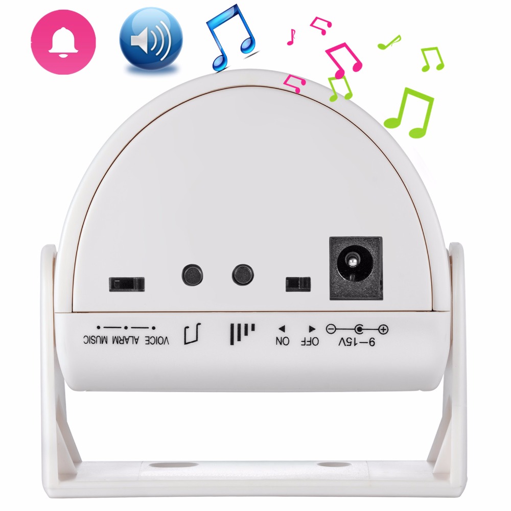 Wireless Door Sensor - 32 chansons bienvenue carillon infrarouge sonnette
