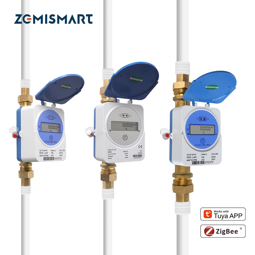 Smart Home Features - Compteur d'eau intelligent à ultrasons Zemismart