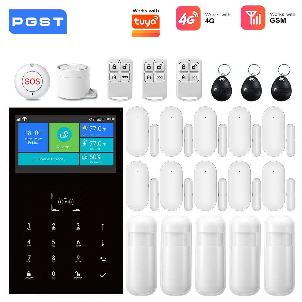 Smart Home Demo Kit - Système d'alarme WiFi GSM 4G compatible