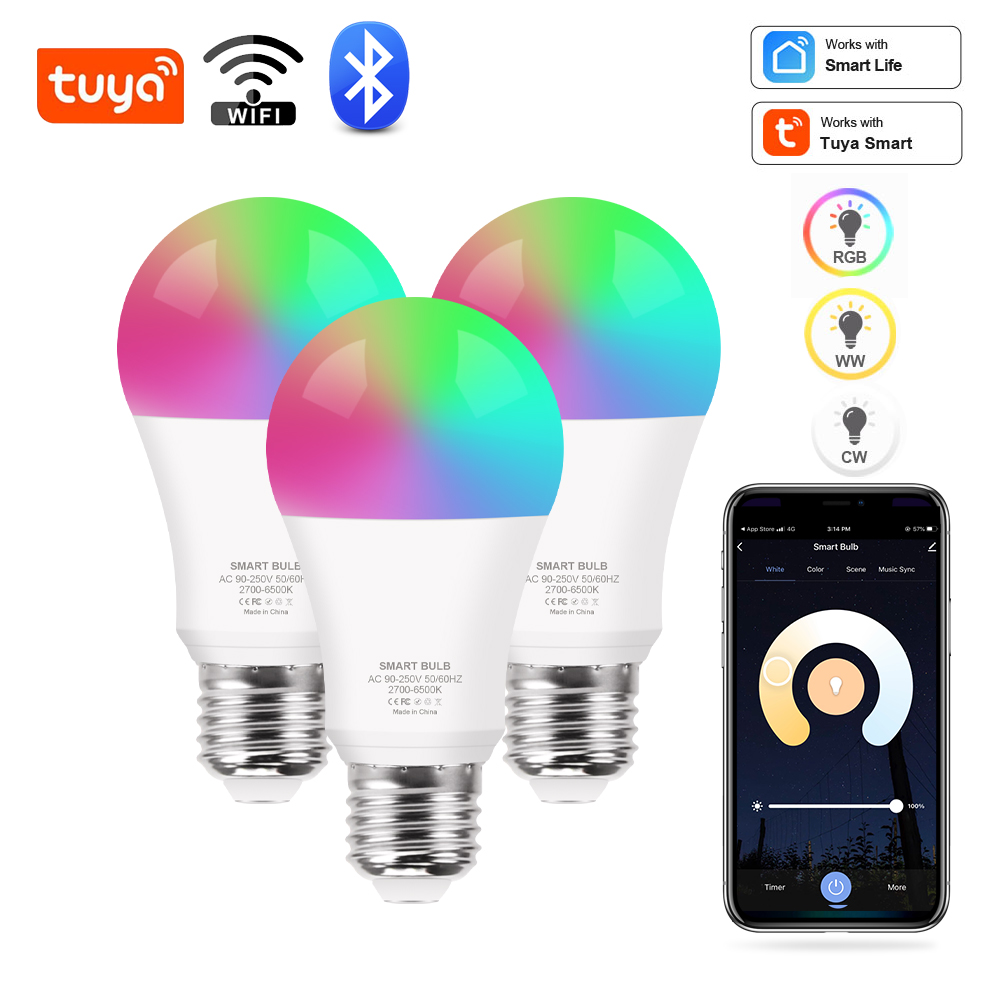Smart Home Ikea - Tuya Wifi/Bluetooth ampoule intelligente Alexa lampe
