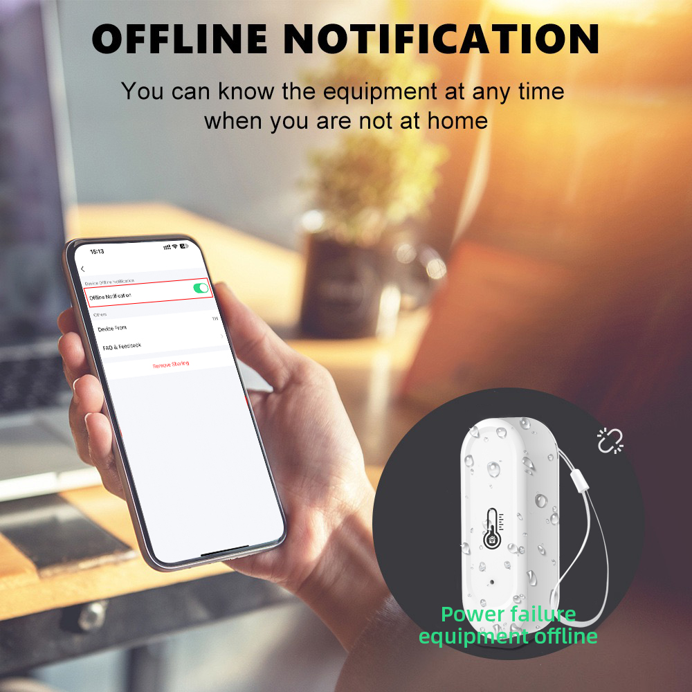 Smart Home Features - Capteurs de température et d'humidité étanches