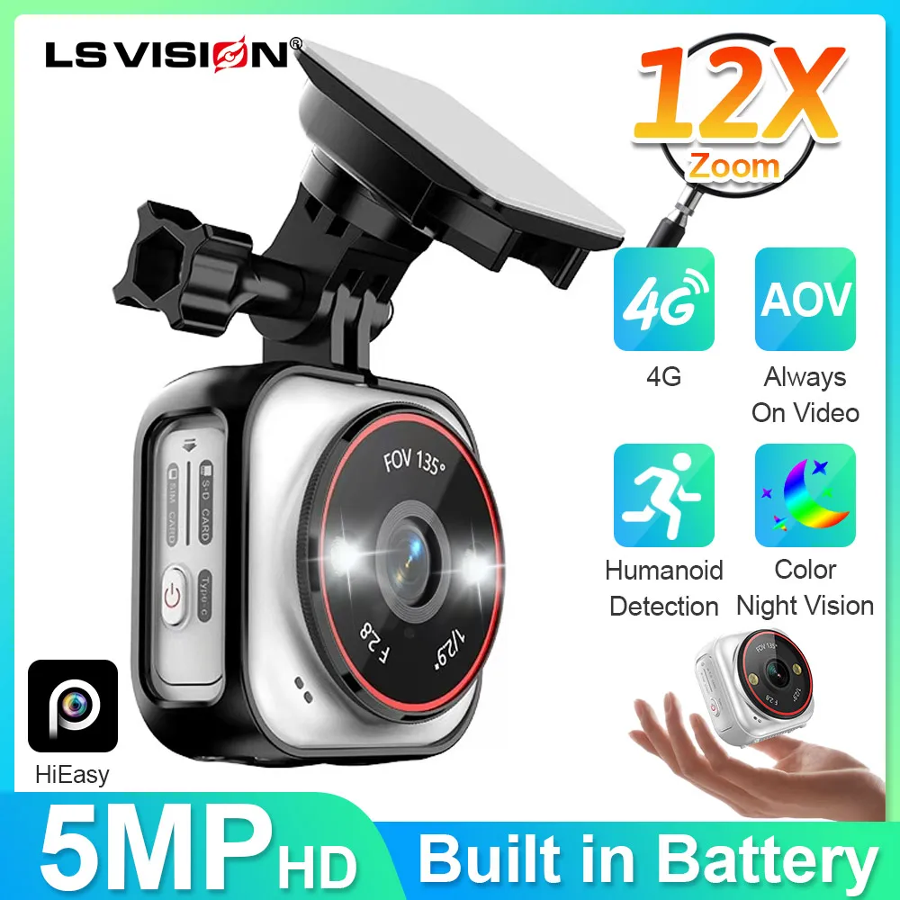 Smart Home Battery Camera Ezviz - Caméra de poche 4G SIM LS