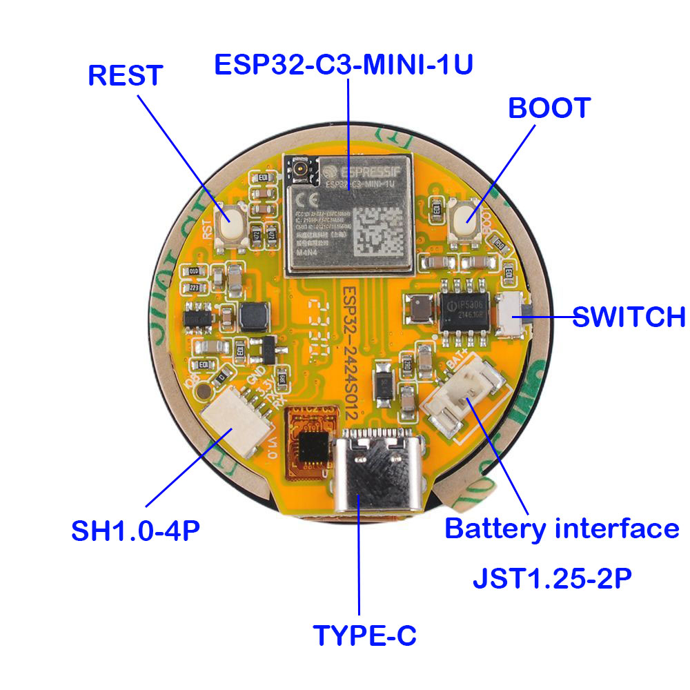 Écran tactile ESP32 1.28 pouce - Smart Home Features avis et prix