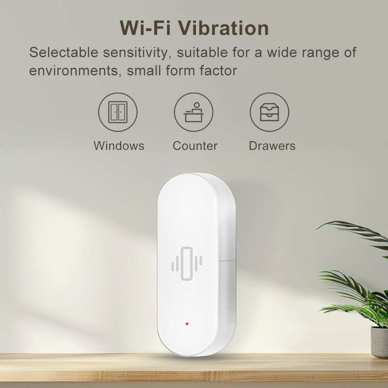 Capteur de vibration WiFi Tuya - Smart Home Features avis et prix