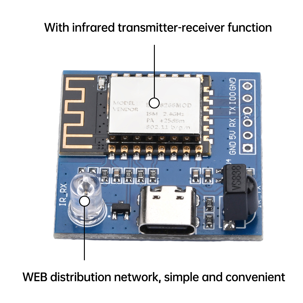Émetteur et récepteur IR ESP82 - Smart Home Esp8266 avis et prix