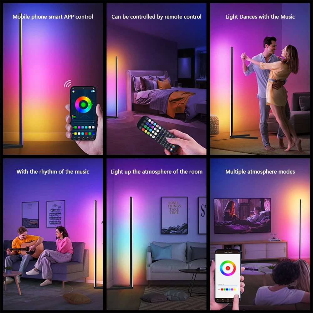 Salon Dimmable RGB coin lampad - Smart Home Interior avis et prix