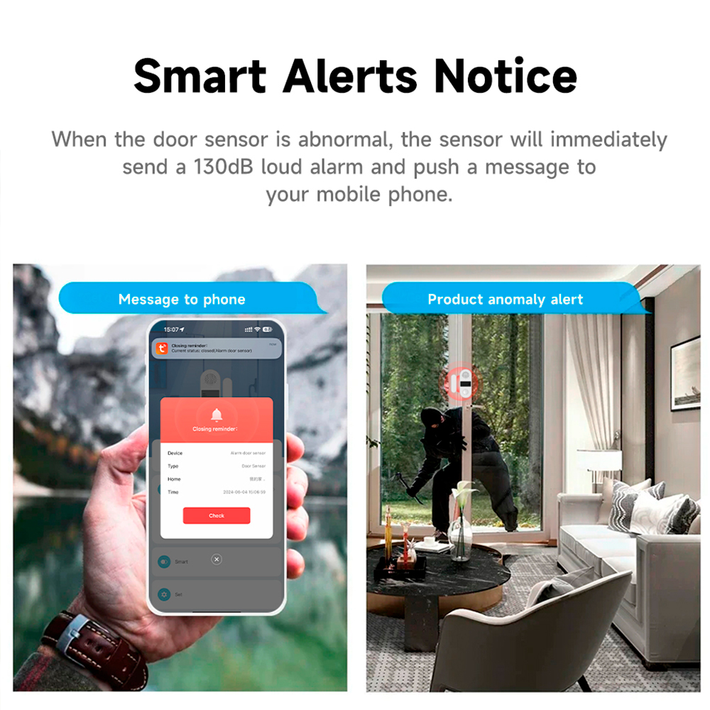 Capteur de contact sans fil Tu - Wireless Door Sensor avis et prix