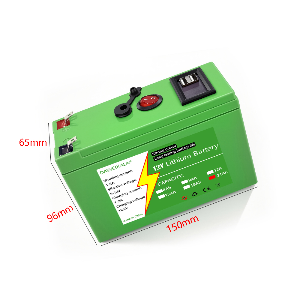 Batterie 12V 9Ah-21Ah, pack de - Smart Home Interior avis et prix