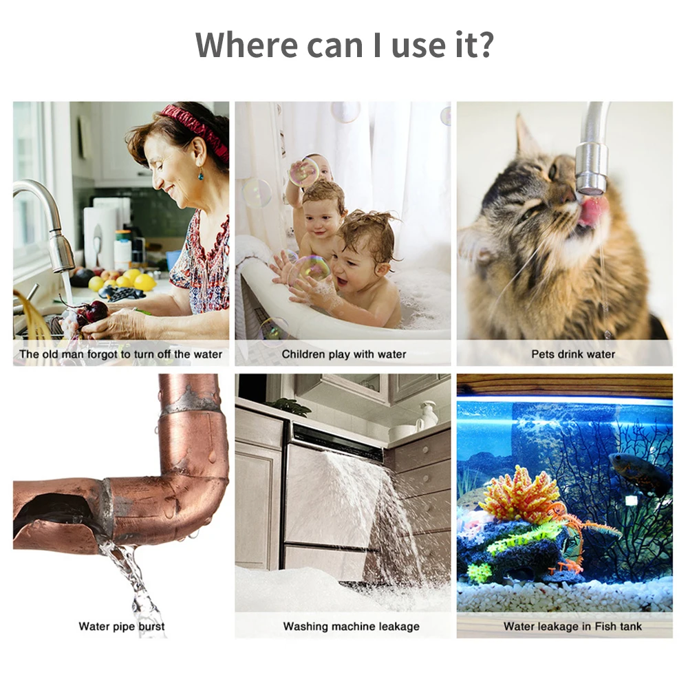 Tuya WiFi Zigbee capteur d'eau - Smart Home Features avis et prix