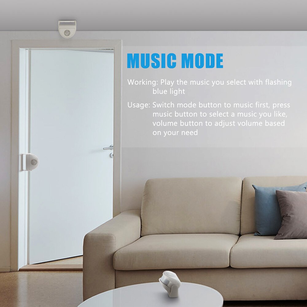 FUERS-Sonnette de porte intell - Wireless Door Sensor avis et prix