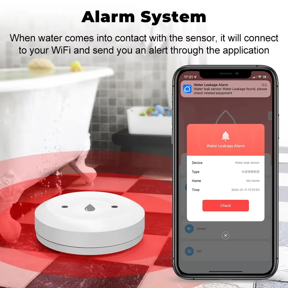 Détecteur de fuite d'eau intel - Smart Home Features avis et prix