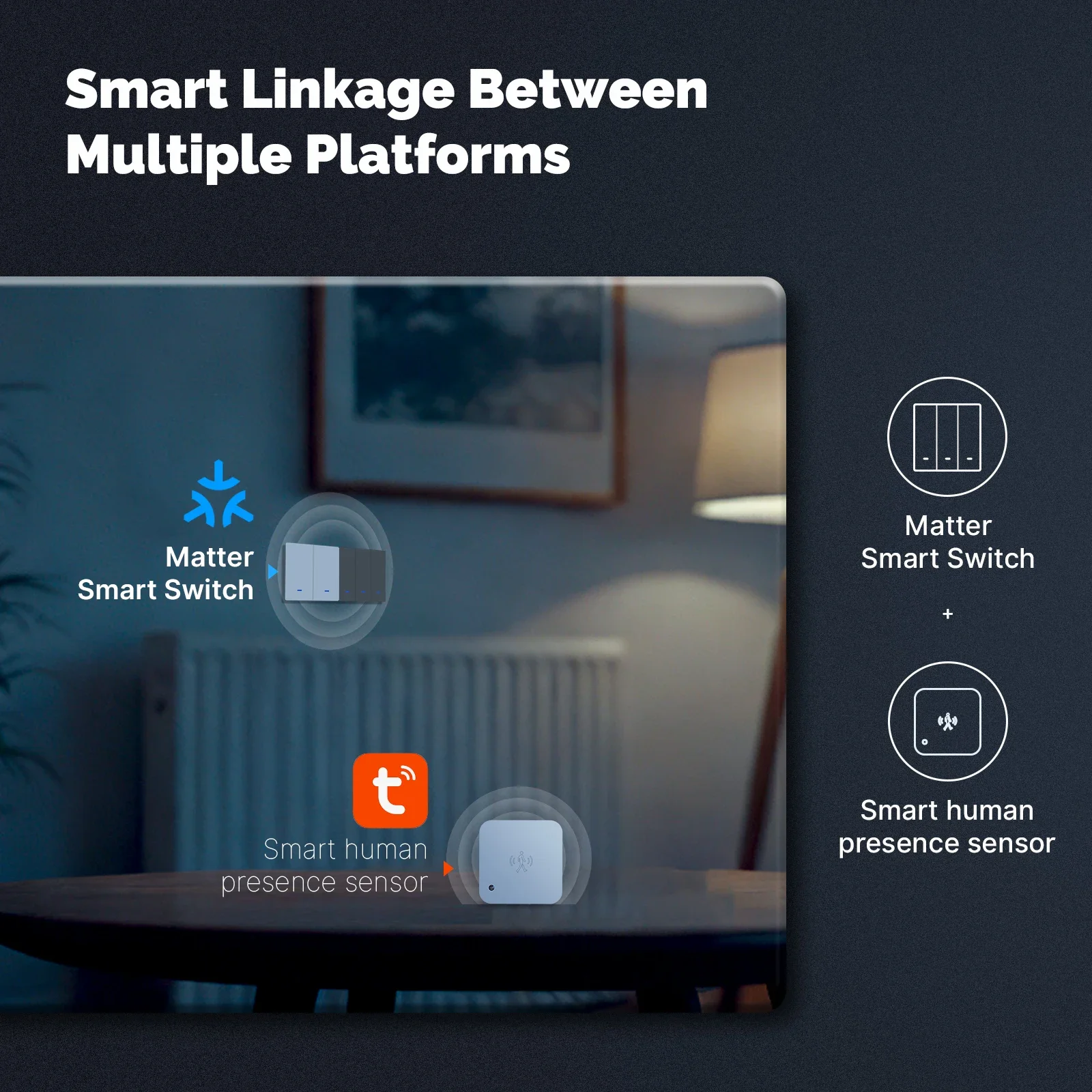 MOES Matter Tuya WiFi bouton l - Smart Home Ikea avis et prix