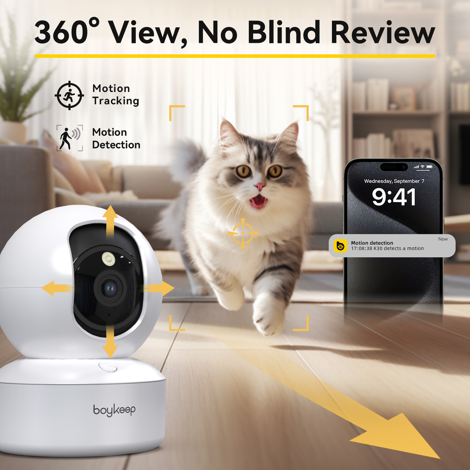 BoyKeep caméra intelligente 2K - Smart Home Battery Camera Ezviz avis et prix