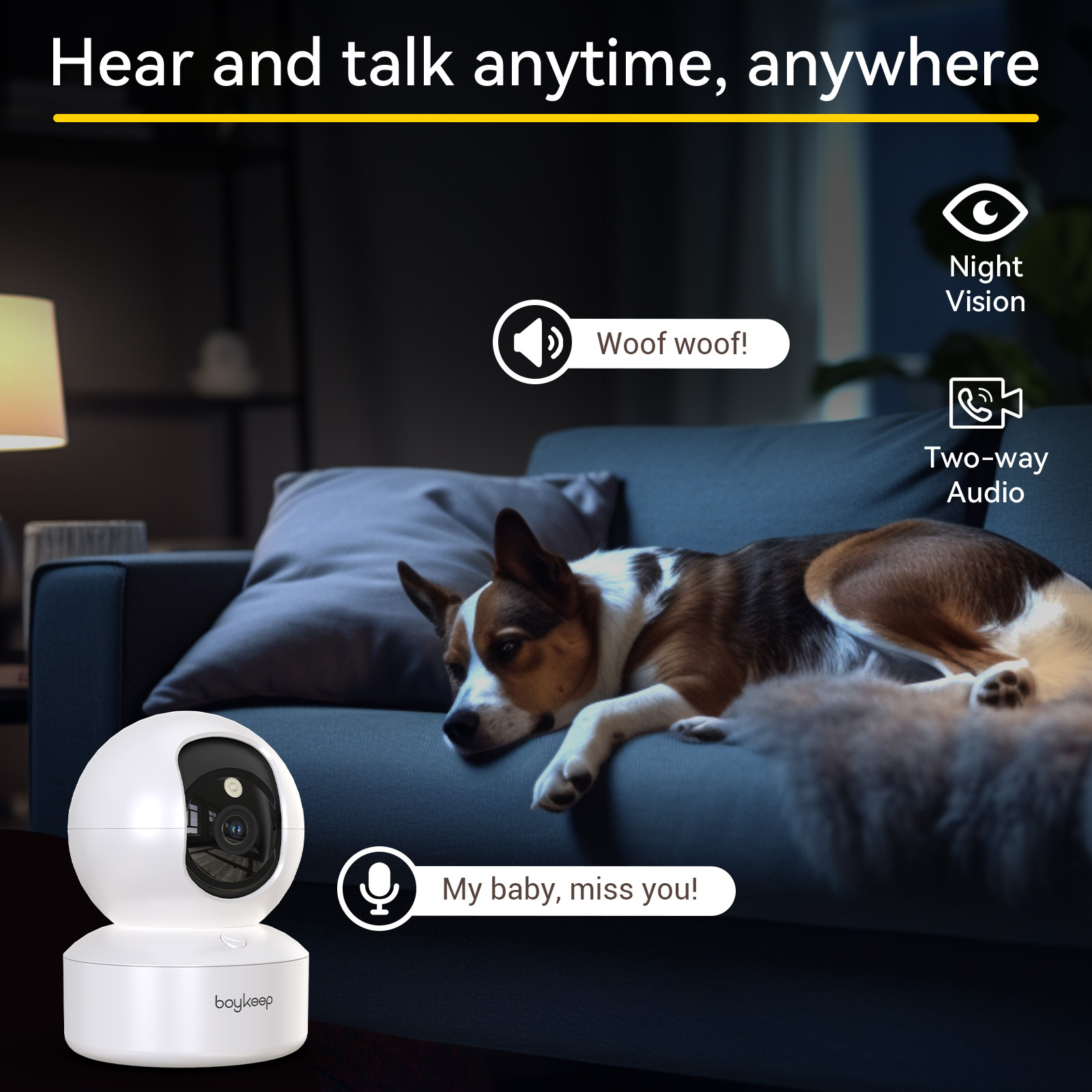 BoyKeep caméra intelligente 2K - Smart Home Battery Camera Ezviz avis et prix
