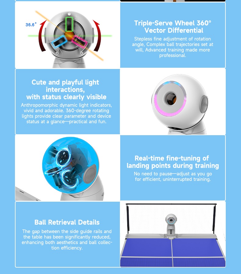 Robot de tennis de table élect - Smart Home Robot avis et prix