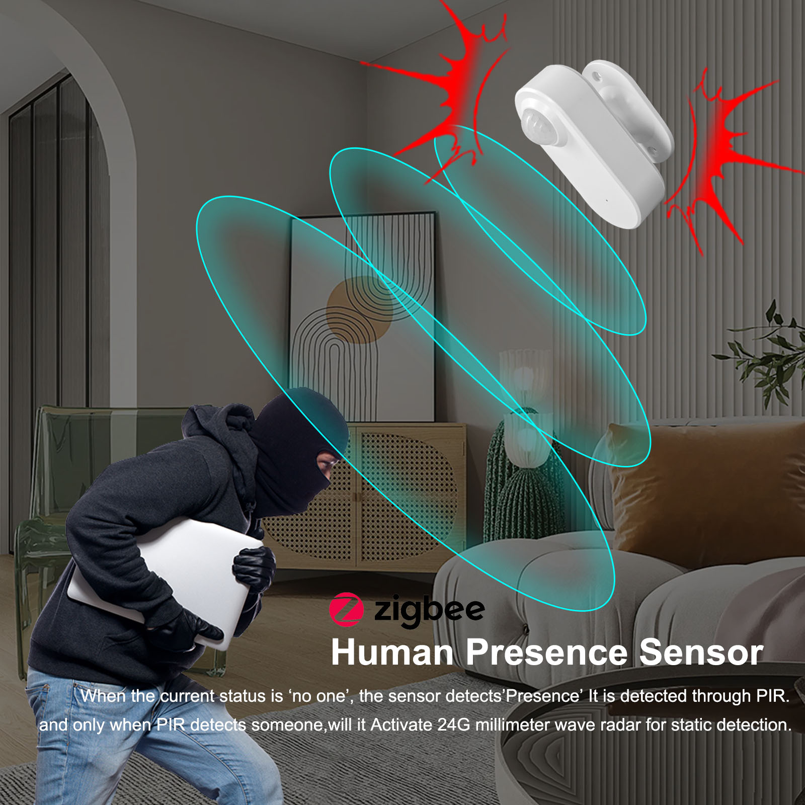 Capteur de présence humaine in - Smart Home Features avis et prix