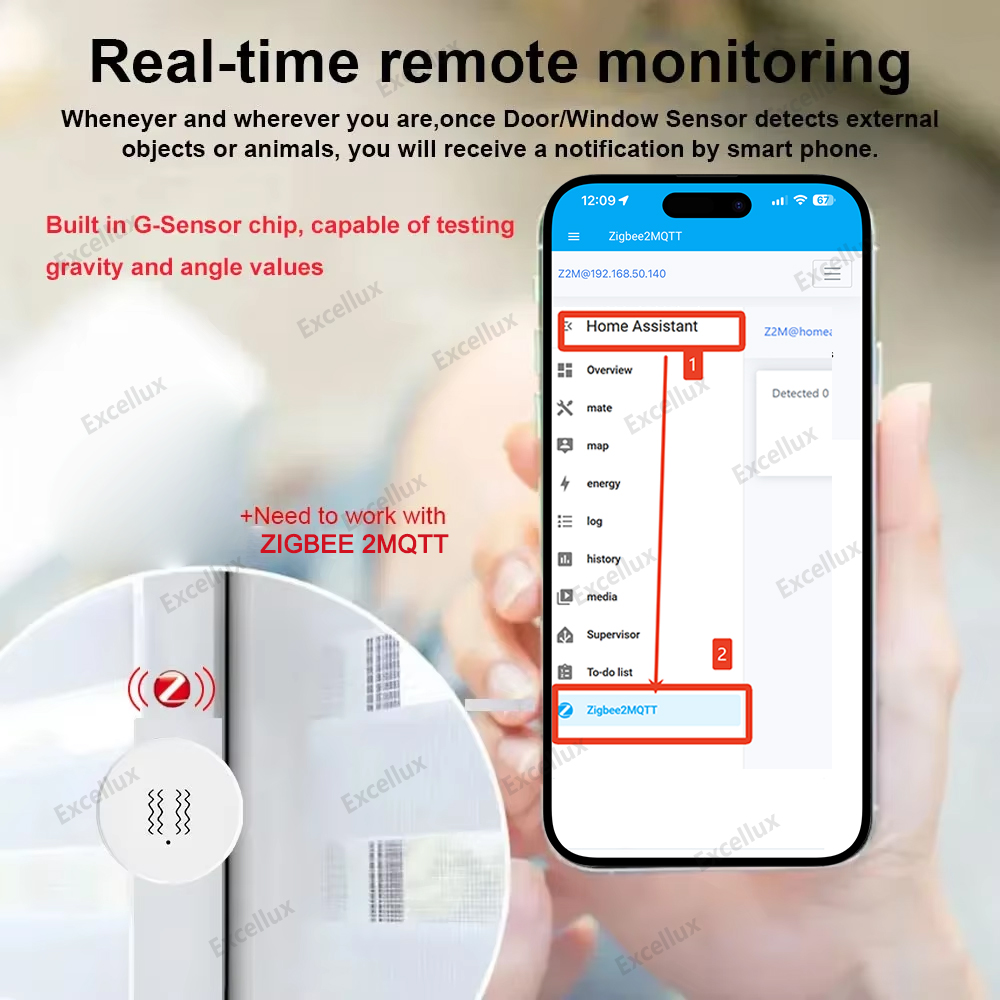 Zigbee 3.0 capteur de vibratio - Smart Home Features avis et prix
