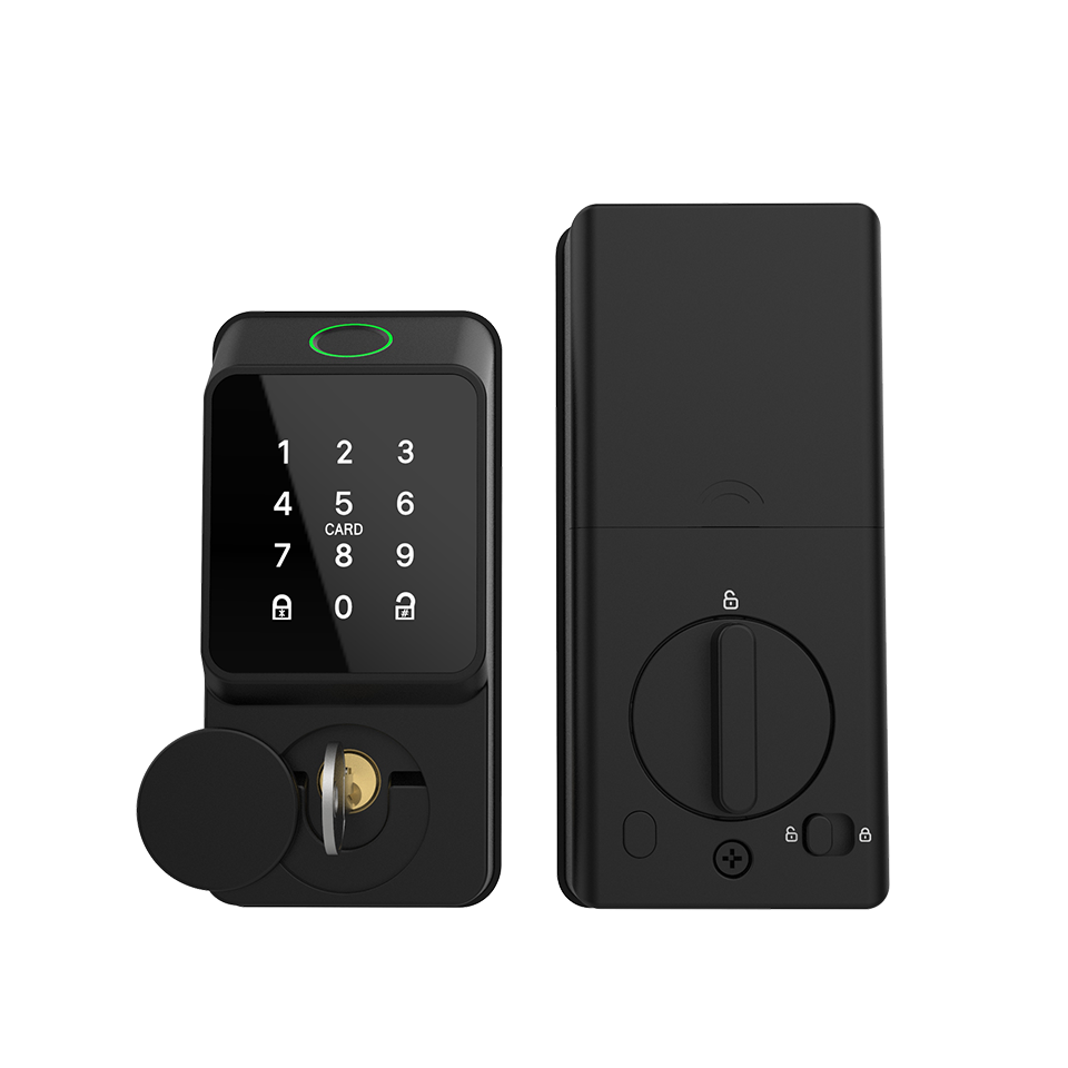 Serrure connectée noire à empr - Smart Door Lock avis et prix