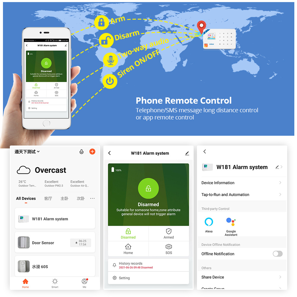 KERUI Activ- Kit de système d' - Smart Home Demo Kit avis et prix