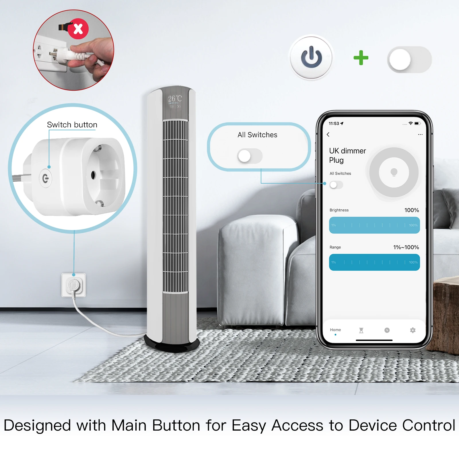 Prise intelligente WiFi MOES T - Smart Home Ikea avis et prix